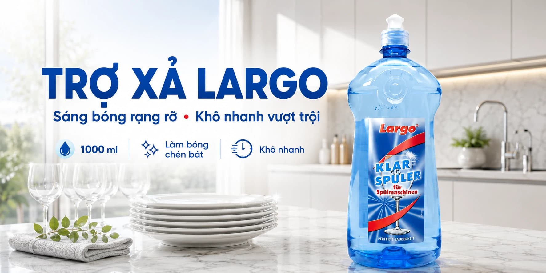 Nước làm bóng LARGO 1000 ml