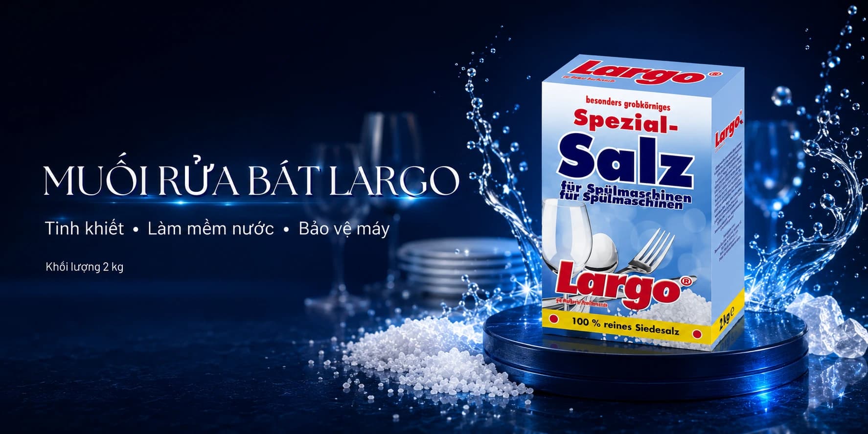 Muối rửa bát LARGO 2 kg