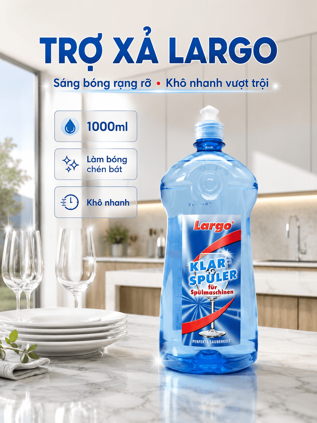 Nước làm bóng LARGO 1000 ml